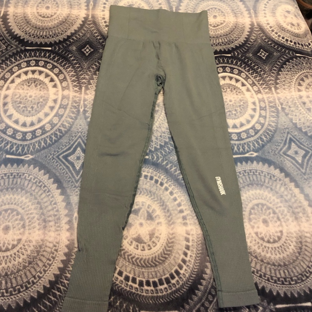 Gymshark Power Down Leggings in Turquoise